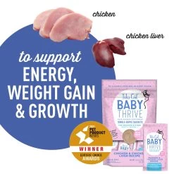 Tiki Cat Baby Thrive High Calorie Supplement Kitten Food Complement - Natural, 20ct -Catit Store 5322924 alt2