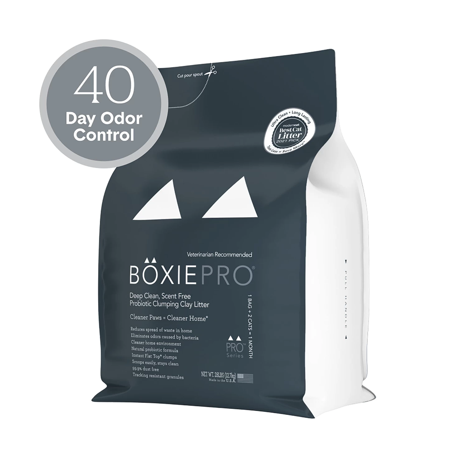 BoxiePro Clumping Clay Cat Litter - Unscented, Low Dust, Low Tracking 3 BoxiePro Clumping Clay Cat Litter - Unscented, Low Dust, Low Tracking
