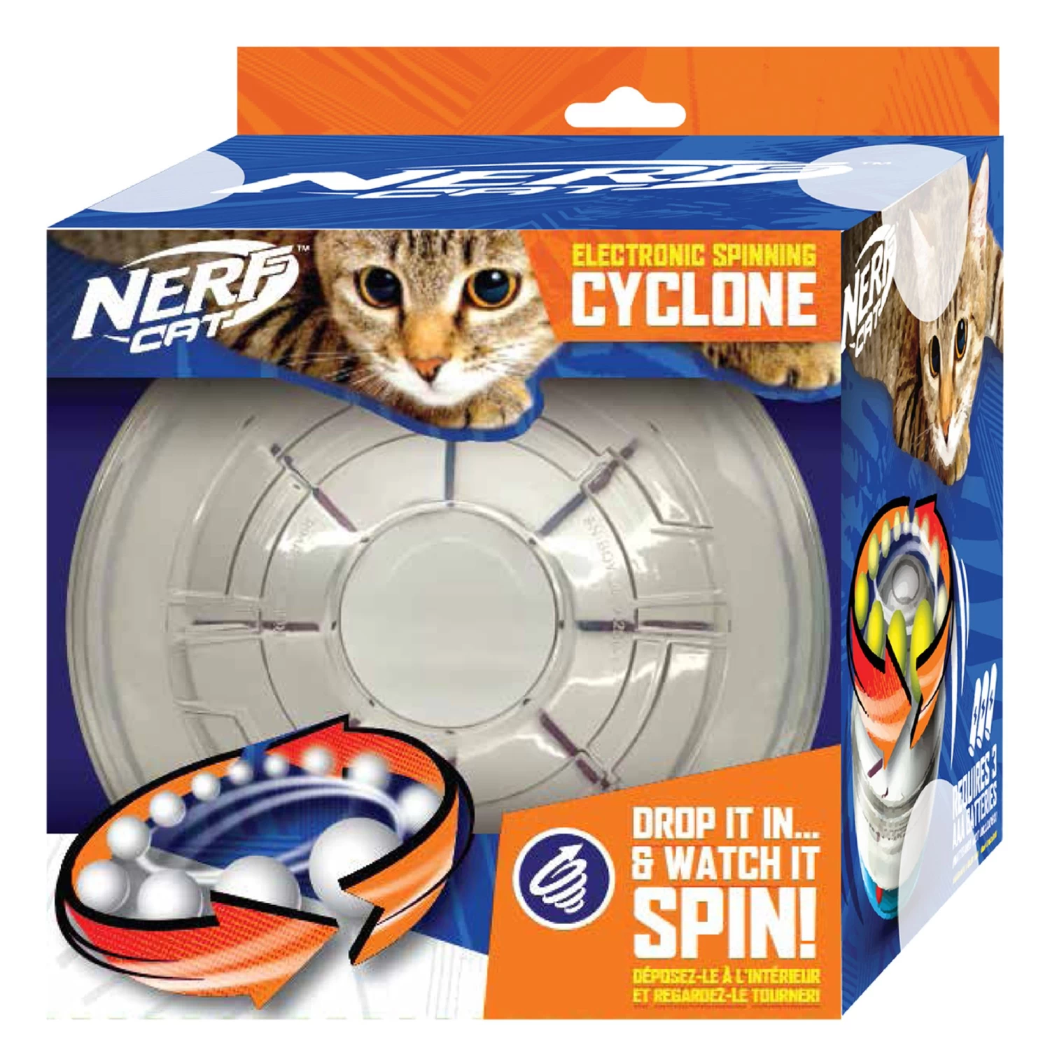 Nerf™ Cat Electronic Spinning Cyclone Cat Toy 3 Nerf™ Cat Electronic Spinning Cyclone Cat Toy