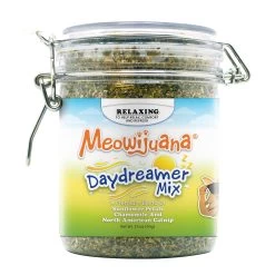 Meowijuana® Daydreamer Mix Jar - Catnip, Chamomile, And Sunflower Petal Blend