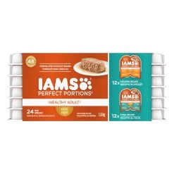 Iams Perfect Portions Grain Free Healthy Adult Cat Food - Chicken And Tuna Flavor