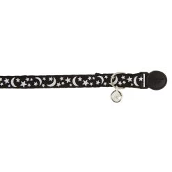 Whisker City® Moon & Stars Reflective Kitten & Cat Collar