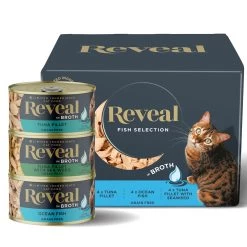 Reveal Limited Ingredient All Life Stage Wet Cat Food - Grain Free, 2.47 Oz., 12 Count, Variety Pack