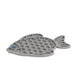 Catit Store 5 Whisker City® Grey Fish Slow-Feeder Cat Mat