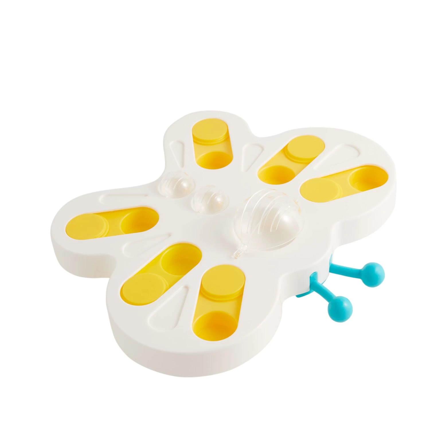 Whisker City® Butterfly Treat Puzzle Cat Toy 3 Whisker City® Butterfly Treat Puzzle Cat Toy