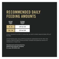 Purina Pro Plan Vital Systems Cat Food - Salmon & Egg Formula 5LB -Catit Store 5337936 alt7