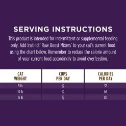 Nature's Variety Instinct Senior Cat Freeze Dried Multivitamin - Grain Free, Beef 12 Nature's Variety Instinct Senior Cat Freeze Dried Multivitamin - Grain Free, Beef -Catit Store 5338205 alt3