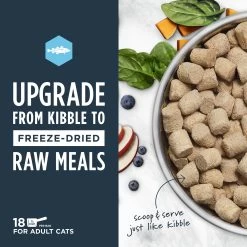 Instinct® Raw Meals Freeze-Dried Adult Cat Food - Grain Free, Pollock -Catit Store 5338208 alt3