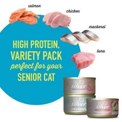 Tiki Cat Silver Senior Cat Wet Food Variety Pack - 12ct, Natural, Grain Free 10 Tiki Cat Silver Senior Cat Wet Food Variety Pack - 12ct, Natural, Grain Free -Catit Store 5338641 alt3