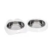 Catit PIXI Cat Food Double Dish - White -Catit Store 5338819
