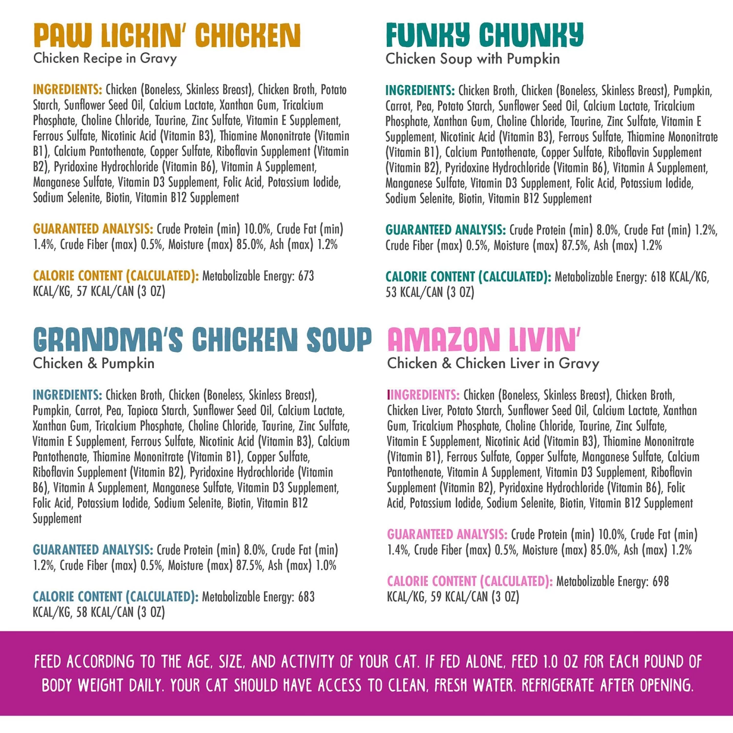 Weruva Classics Meow You Doin'? Wet Cat Food - Variety Pack, 12ct 6 Weruva Classics Meow You Doin'? Wet Cat Food - Variety Pack, 12ct - Image 4