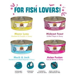 Weruva Classics Seafood & Eat It Wet Cat Food - Variety Pack, 12ct -Catit Store 5339016 alt1