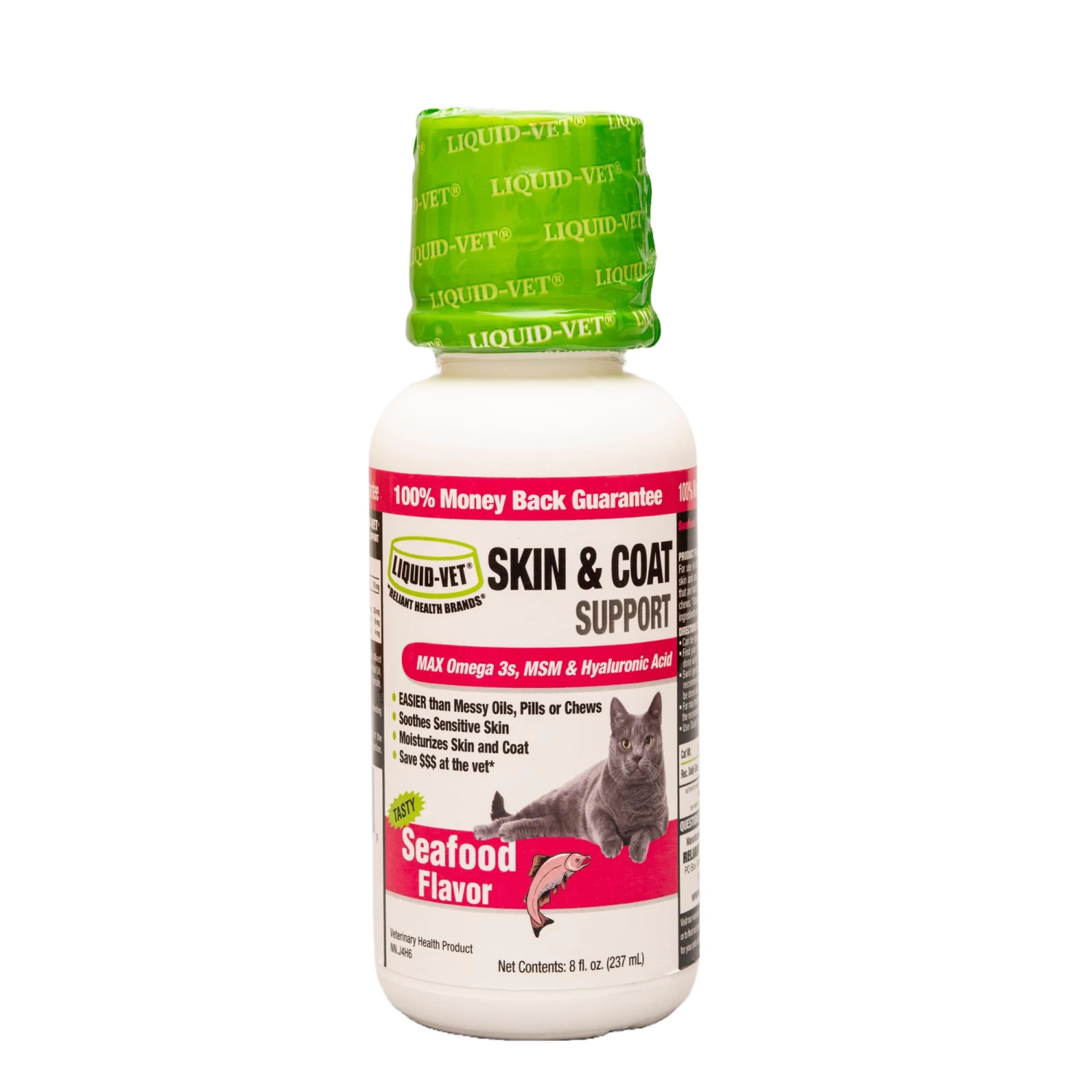 Liquid-Vet Feline Skin & Coat All Life Stages Cat Supplement - Seafood 3 Liquid-Vet Feline Skin & Coat All Life Stages Cat Supplement - Seafood