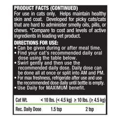 Liquid-Vet Feline Skin & Coat All Life Stages Cat Supplement - Seafood 8 Liquid-Vet Feline Skin & Coat All Life Stages Cat Supplement - Seafood -Catit Store 5340025 alt2