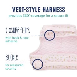 Whisker City® Pink & Gold Cat Leash & Harness Combo -Catit Store 5342241 alt3