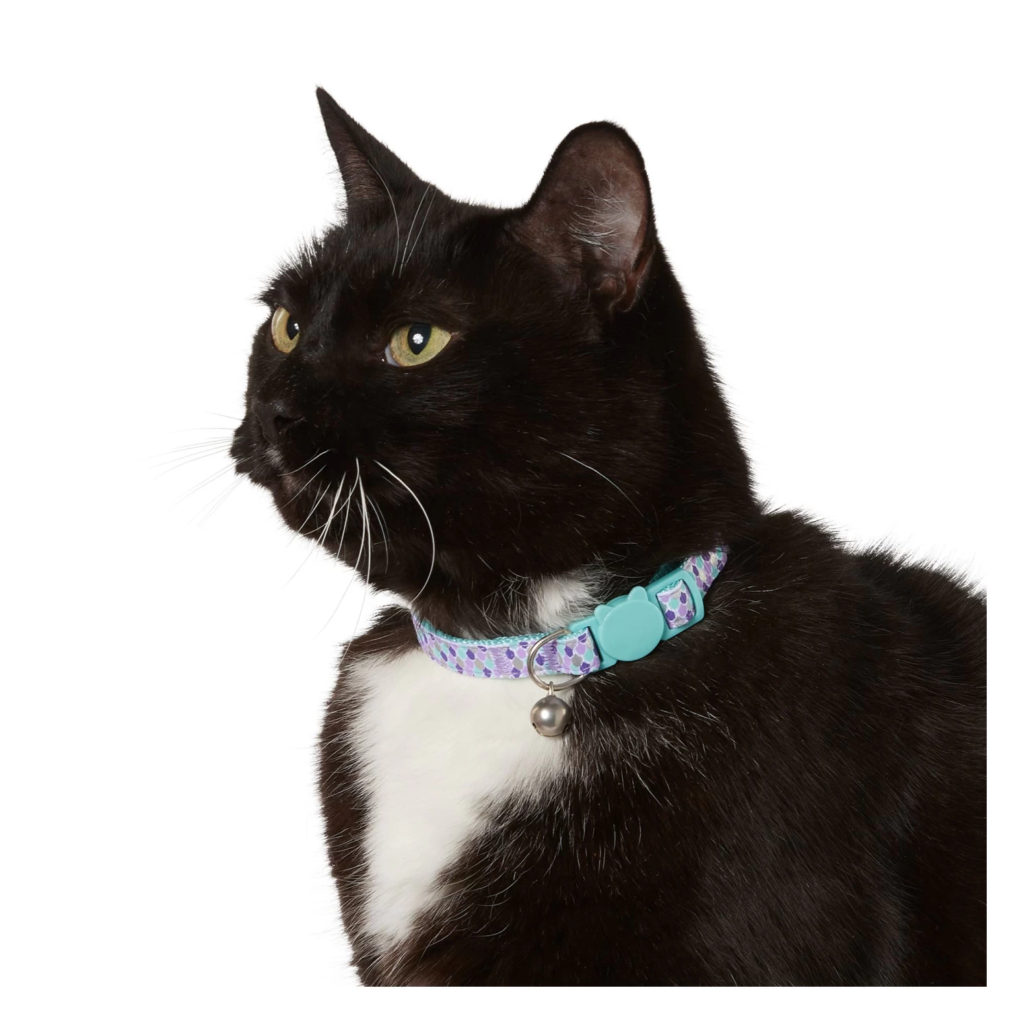 Whisker City® Mermaid Scales Easy Release Kitten & Cat Collar 4 Whisker City® Mermaid Scales Easy Release Kitten & Cat Collar - Image 2