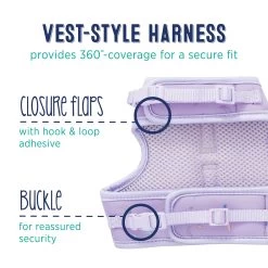 Whisker City® Purple Moons Cat Leash & Harness Combo -Catit Store 5342760 alt2