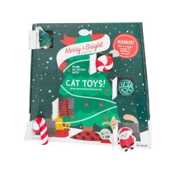 Merry & Bright&trade; Holiday Cat Advent Calendar With 25 Holiday-Themed Cat Toys