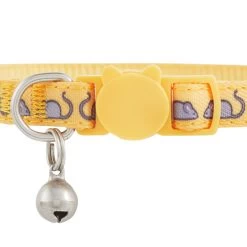 Whisker City® Yellow Mice Print Easy Release Kitten & Cat Collar 11 Whisker City® Yellow Mice Print Easy Release Kitten & Cat Collar -Catit Store 5342777 alt4