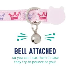 Whisker City® Pink Princess Easy Release Kitten & Cat Collar -Catit Store 5342793 alt3