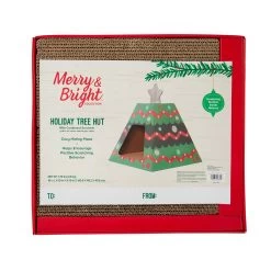 Merry & Bright™ Holiday Tree Corrugate Hut Cat Scratcher 7 Merry & Bright™ Holiday Tree Corrugate Hut Cat Scratcher -Catit Store 5343369 alt2
