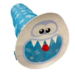 Rudolph Holiday Bumble The Abominable Snow Monster Tunnel Cat Toy