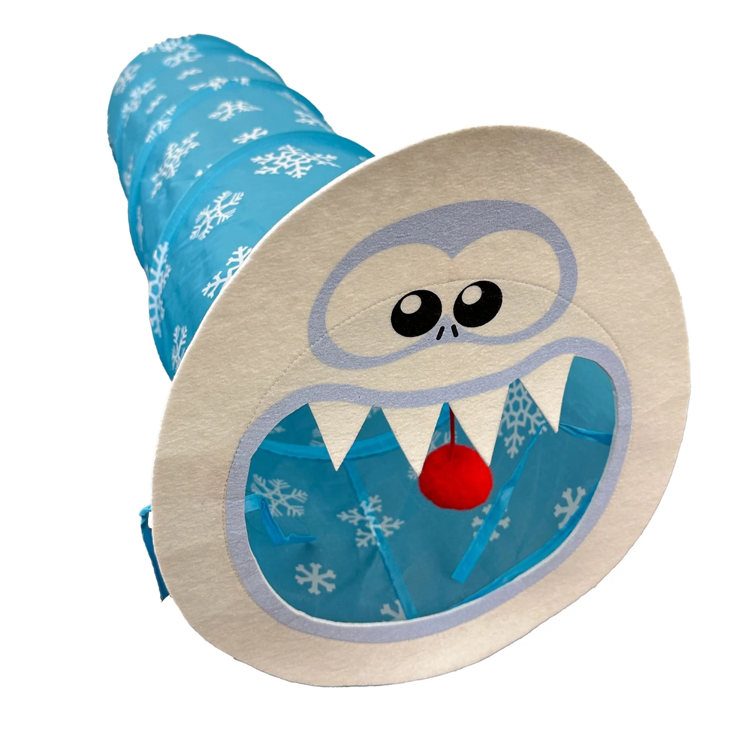 Rudolph Holiday Bumble The Abominable Snow Monster Tunnel Cat Toy 3 Rudolph Holiday Bumble The Abominable Snow Monster Tunnel Cat Toy