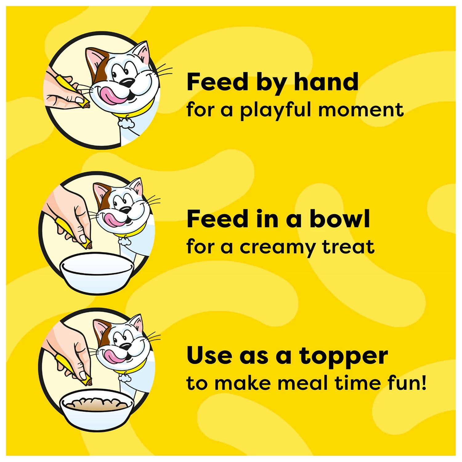 Temptations Creamy Puree Adult Cat Treats - Chicken, Salmon, And Tuna Flavour 3 Temptations Creamy Puree Adult Cat Treats - Chicken, Salmon, And Tuna Flavour - Image 2