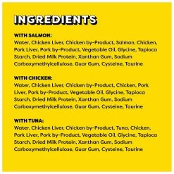 Temptations Creamy Puree Adult Cat Treats - Chicken, Salmon, And Tuna Flavour 14 Temptations Creamy Puree Adult Cat Treats - Chicken, Salmon, And Tuna Flavour -Catit Store 5345389 alt6