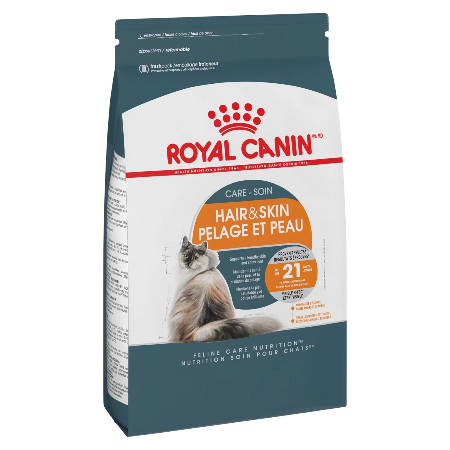 Royal Canin Feline Care Nutrition Hair & Skin Care Adult Dry Cat Food - Chicken 6 Royal Canin Feline Care Nutrition Hair & Skin Care Adult Dry Cat Food - Chicken - Image 4
